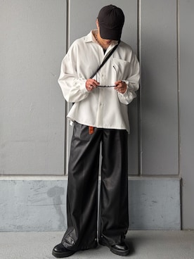 「INTER FACTORY（インターファクトリー）のアイテム」を使った、YUHEIさん（メンズ・178cm）の春コーディネート