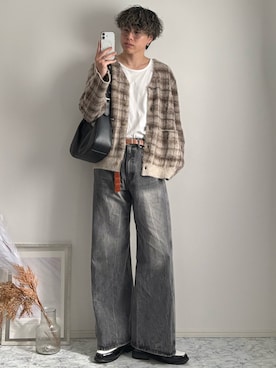 「アイテム（アクセサリー）」を使った、YUHEIさん（メンズ・178cm）の春コーディネート