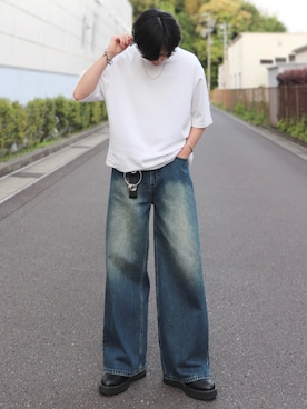 「アイテム（キーケース/キーアクセサリー）」を使った、YUHEIさん（メンズ・178cm）の夏コーディネート