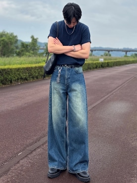 「アイテム（キーホルダー）」を使った、YUHEIさん（メンズ・178cm・20代）の秋コーディネート