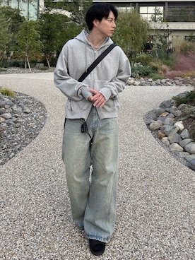 「アイテム（キーホルダー）」を使った、YUHEIさん（メンズ・178cm・20代）の秋コーディネート