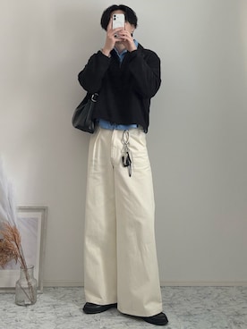 「CALLNE（カルネ）のアイテム」を使った、YUHEIさん（メンズ・178cm）の春コーディネート