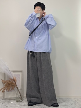 「アイテム（キーケース/キーアクセサリー）」を使った、YUHEIさん（メンズ・178cm）の秋コーディネート