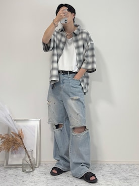 「アイテム（アクセサリー）」を使った、YUHEIさん（メンズ・178cm・20代）の夏コーディネート