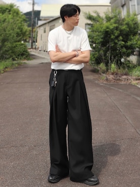 「アイテム（財布/小物）」を使った、YUHEIさん（メンズ・178cm）の夏コーディネート
