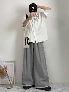 「アイテム（シャツ/ブラウス）」を使った、YUHEIさん（メンズ・178cm）の夏コーディネート
