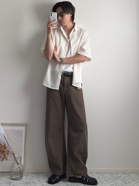 「LURAKU（ルラク）のアイテム（ネックレス）」を使った、YUHEIさん（メンズ・178cm）の夏コーディネート
