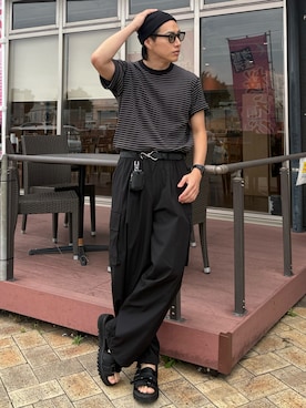 「GU（ジーユー）のアイテム」を使った、YUHEIさん（メンズ・178cm）の夏コーディネート