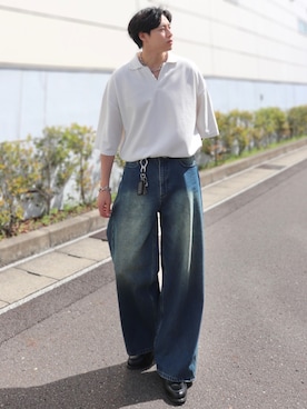「アイテム（キーホルダー）」を使った、YUHEIさん（メンズ・178cm・20代）の夏コーディネート