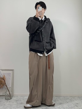 「アイテム（フォーマルスーツ/小物）」を使った、YUHEIさん（メンズ・178cm・20代）の冬コーディネート