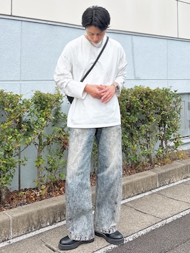 「アイテム（ネックレス）」を使った、YUHEIさん（メンズ・178cm・20代）の秋コーディネート
