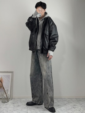 YUHEIさん（骨格ナチュラル・メンズ・178cm）の秋コーディネート