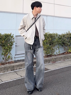 「アイテム（キーホルダー）」を使った、YUHEIさん（メンズ・178cm）の冬コーディネート