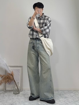 「アイテム（ドレスシューズ）」を使った、YUHEIさん（メンズ・178cm・20代）の秋コーディネート