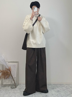 「アイテム（ブレスレット）」を使った、YUHEIさん（メンズ・178cm・20代）の秋コーディネート