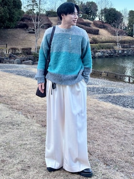 「tk.TAKEO KIKUCHI（ティーケータケオキクチ）のアイテム」を使った、YUHEIさん（メンズ・178cm）の春コーディネート