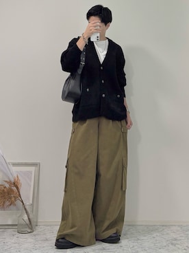 「アイテム（ハンドバッグ）」を使った、YUHEIさん（メンズ・178cm）の秋コーディネート