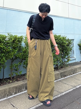 「アイテム（Tシャツ/カットソー）」を使った、YUHEIさん（メンズ・178cm）の秋コーディネート