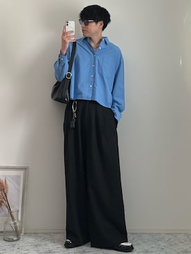 「INTER FACTORY（インターファクトリー）のアイテム（ネックレス）」を使った、YUHEIさん（メンズ・178cm）の春コーディネート