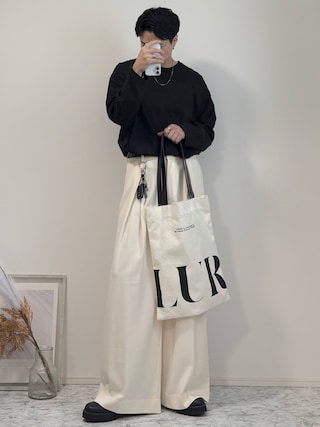 「SBG（エスビー）のSBG 金属アレルギー対応 ステンレスベネチアンチェーンネックレス（ネックレス）」を使った、YUHEIさん（メンズ・178cm）の秋コーディネート