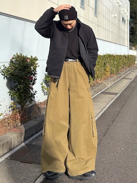 「アイテム（その他アウター）」を使った、YUHEIさん（メンズ・178cm）の冬コーディネート