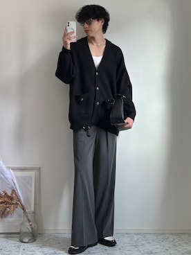 「ADRER（アドラー）のアイテム」を使った、YUHEIさん（メンズ・178cm）の秋コーディネート