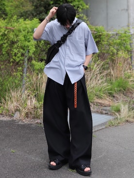「アイテム（パンツ）」を使った、YUHEIさん（メンズ・178cm・20代）の夏コーディネート