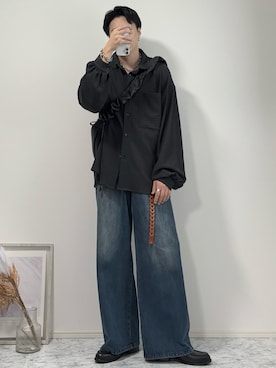 「アイテム（トップス）」を使った、YUHEIさん（メンズ・178cm・20代）の秋コーディネート