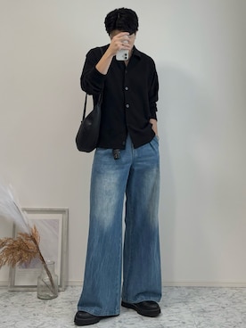 「アイテム（財布/小物）」を使った、YUHEIさん（メンズ・178cm）の秋コーディネート