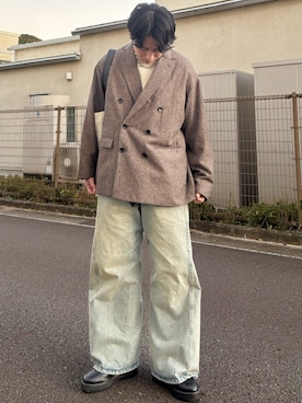 「INTER FACTORY（インターファクトリー）のアイテム」を使った、YUHEIさん（メンズ・178cm）の冬コーディネート