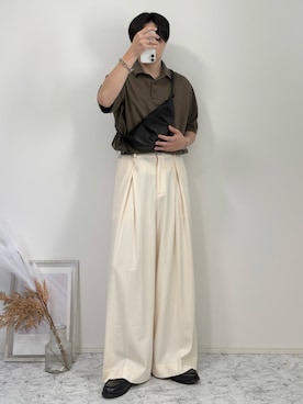 「アイテム（パンツ）」を使った、YUHEIさん（メンズ・178cm・20代）の秋コーディネート
