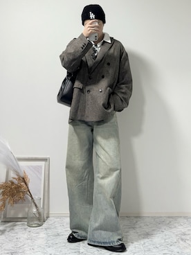 「アイテム（テーラードジャケット）」を使った、YUHEIさん（メンズ・178cm・20代）の秋コーディネート