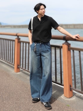 「Dickies（ディッキーズ）のDickies/ディッキーズ カラビナ キーホルダー（キーホルダー）」を使った、YUHEIさん（メンズ・178cm）の夏コーディネート