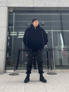 「DANKE SCHON（ダンケシェーン）のアイテム（その他アウター）」を使った、Jesusさん（メンズ・171cm）の冬コーディネート