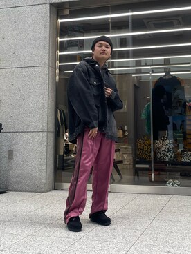 「DANKE SCHON（ダンケシェーン）のアイテム（ジャケット/アウター）」を使った、Jesusさん（メンズ・171cm）の春コーディネート