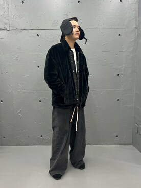 「DANKE SCHON（ダンケシェーン）のアイテム（その他アウター）」を使った、Jesusさん（メンズ・171cm）の秋コーディネート