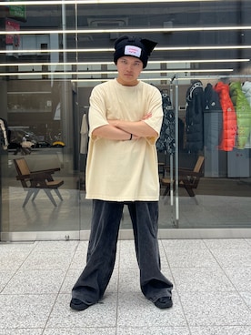 「DANKE SCHON（ダンケシェーン）のアイテム（トップス）」を使った、Jesusさん（メンズ・171cm）の夏コーディネート