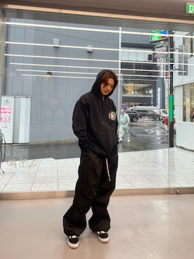 「A4A（エーフォーエー）のアイテム」を使った、Jesusさん（メンズ・171cm）の冬コーディネート