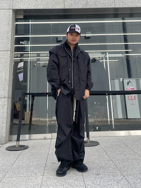 「DANKE SCHON（ダンケシェーン）のアイテム（ジャケット/アウター）」を使った、Jesusさん（メンズ・171cm）の冬コーディネート