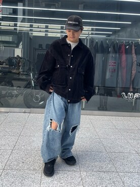 「DANKE SCHON（ダンケシェーン）のアイテム（ブルゾン）」を使った、Jesusさん（メンズ・171cm）の秋コーディネート