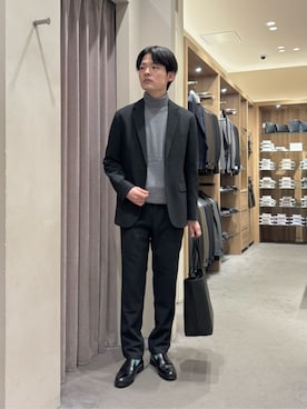 Shohei Okuyamaさん（メンズ・177cm）の冬コーディネート