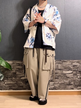 「WEGO（ウィゴー）のアイテム」を使った、Yamacoさん（メンズ・165cm）の夏コーディネート