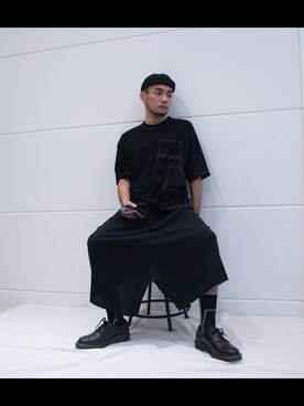 「niko and...（ニコアンド）のアイテム（トップス、ブラック系）」を使った、Nano✨さん（メンズ）の冬コーディネート