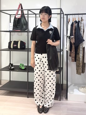 「ROSE BUD（ローズバッド）のアイテム」を使った、raneさん（レディース・154cm）の夏コーディネート