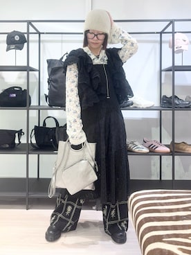 「ROSE BUD（ローズバッド）のアイテム（パンツ）」を使った、raneさん（レディース・154cm）の春コーディネート