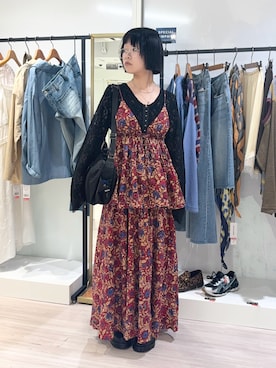 「ROSE BUD（ローズバッド）のアイテム」を使った、raneさん（レディース・154cm）の秋コーディネート