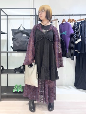 「REMME（レメ）のアイテム」を使った、raneさん（レディース・154cm）の夏コーディネート
