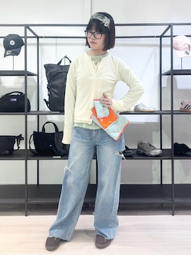 「ROSE BUD（ローズバッド）のアイテム（パンツ）」を使った、raneさん（レディース・154cm）の春コーディネート