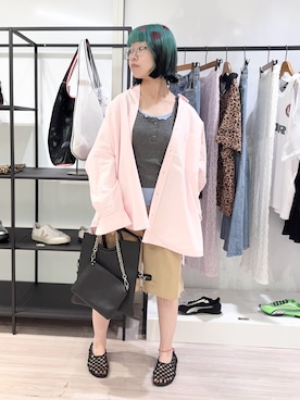 「ROSE BUD（ローズバッド）のアイテム」を使った、raneさん（レディース・154cm）の夏コーディネート