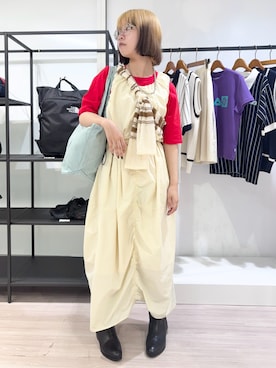 「REMME（レメ）のアイテム」を使った、raneさん（レディース・154cm）の夏コーディネート